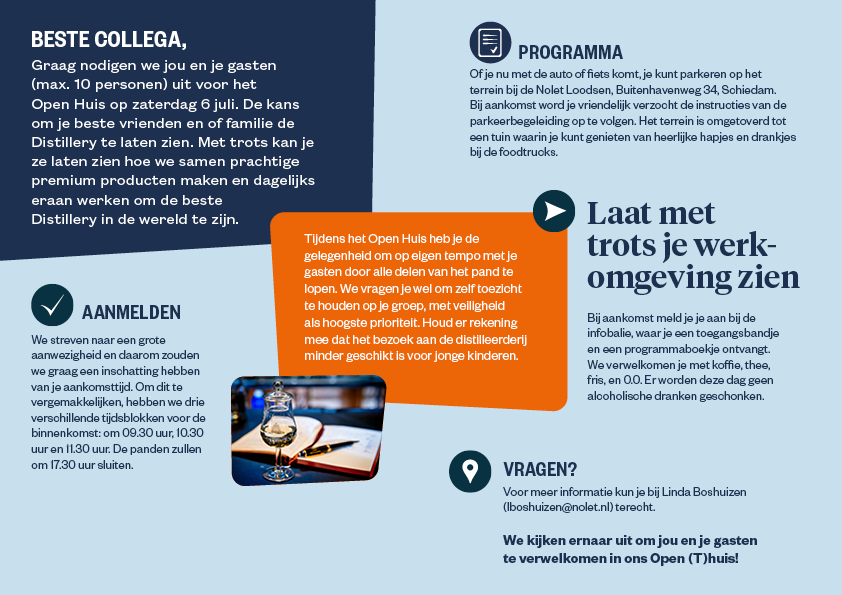 Informatie over Nolet Open Huis 2024